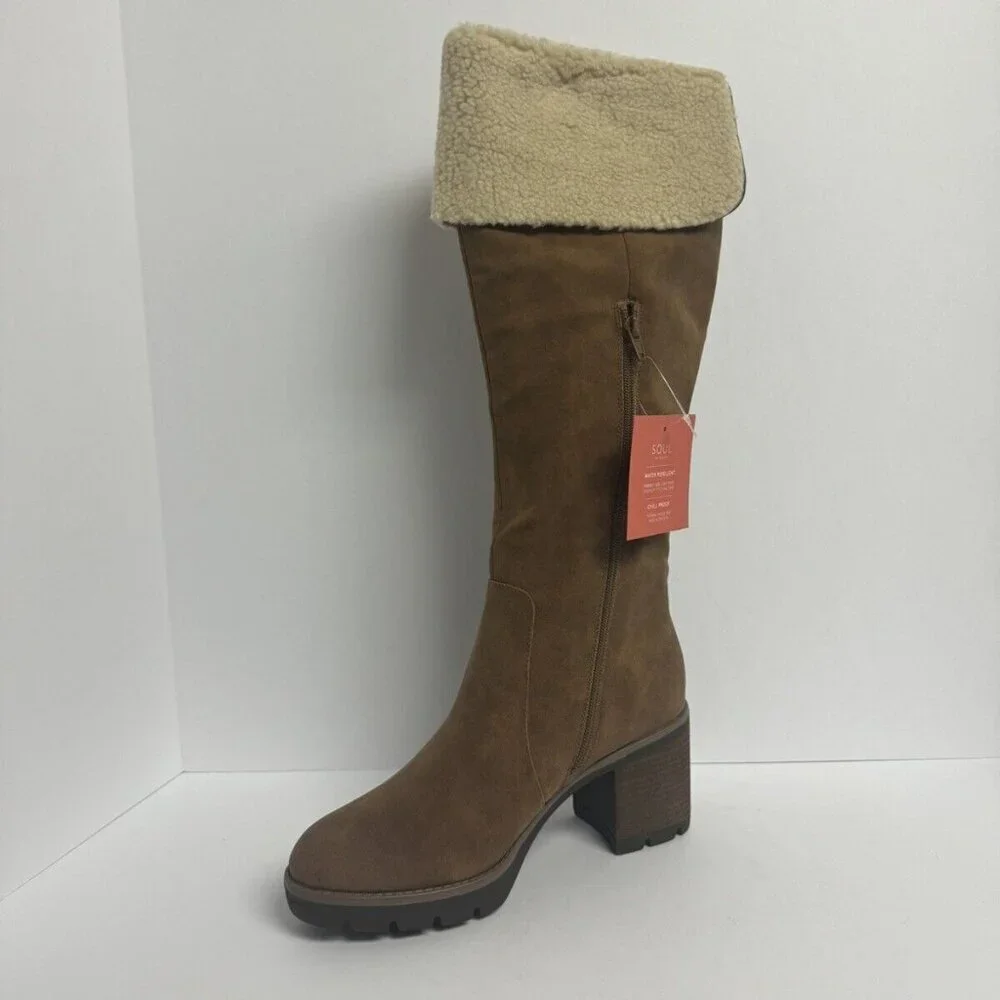 Naturalizer Womens My Fave Knee High Boot Brown 8.5 M